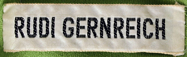 Jumpsuit, Rudi Gernreich (American (born Austria), Vienna 1922–1985 Los Angeles, California), rayon, American