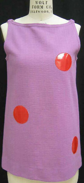 Ensemble, Rudi Gernreich (American (born Austria), Vienna 1922–1985 Los Angeles, California), wool, plastic (vinyl), nylon, American