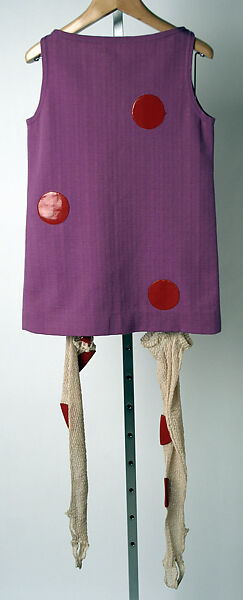 Ensemble, Rudi Gernreich (American (born Austria), Vienna 1922–1985 Los Angeles, California), wool, plastic (vinyl), nylon, American