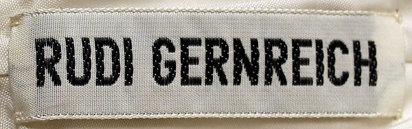 Ensemble, Rudi Gernreich (American (born Austria), Vienna 1922–1985 Los Angeles, California), silk, synthetic fiber, American