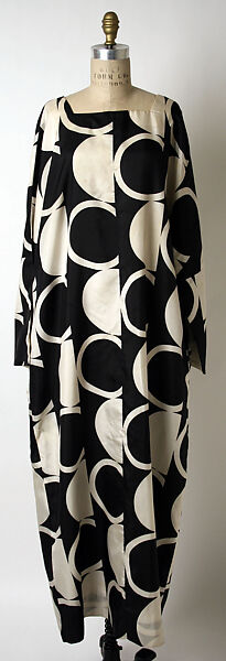 Evening dress, Rudi Gernreich (American (born Austria), Vienna 1922–1985 Los Angeles, California), silk, American