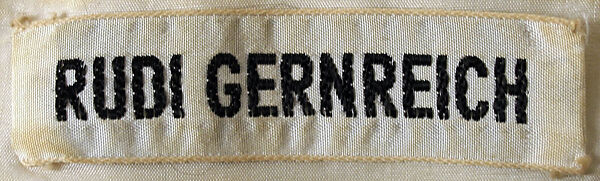 Evening dress, Rudi Gernreich (American (born Austria), Vienna 1922–1985 Los Angeles, California), silk, American