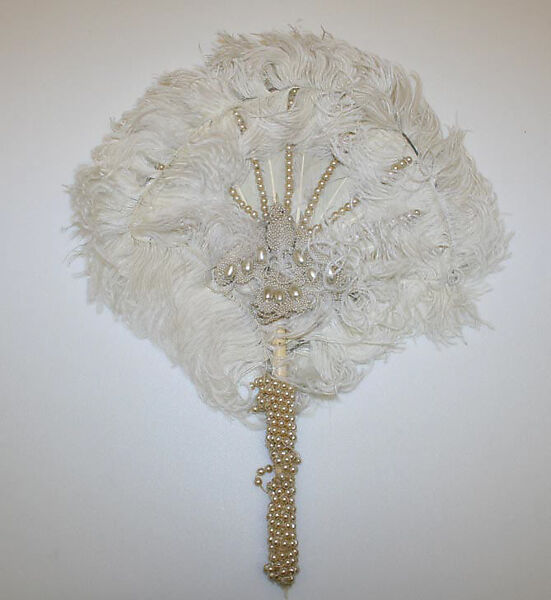 Fan, feather, probably French 