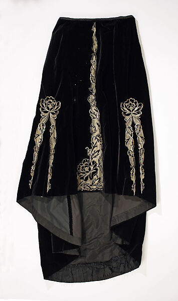 Ball gown, House of Worth (French, 1858–1956), silk, metallic thread, French