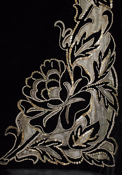Ball gown, House of Worth (French, 1858–1956), silk, metallic thread, French