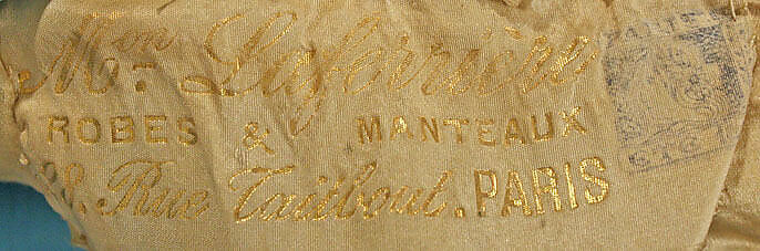 Evening wrap, Madeleine Laferrière (French, 1847–1912), silk, French