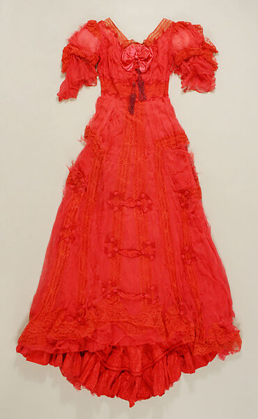 Evening dress, Jacques Doucet (French, Paris 1853–1929 Paris), silk, French 