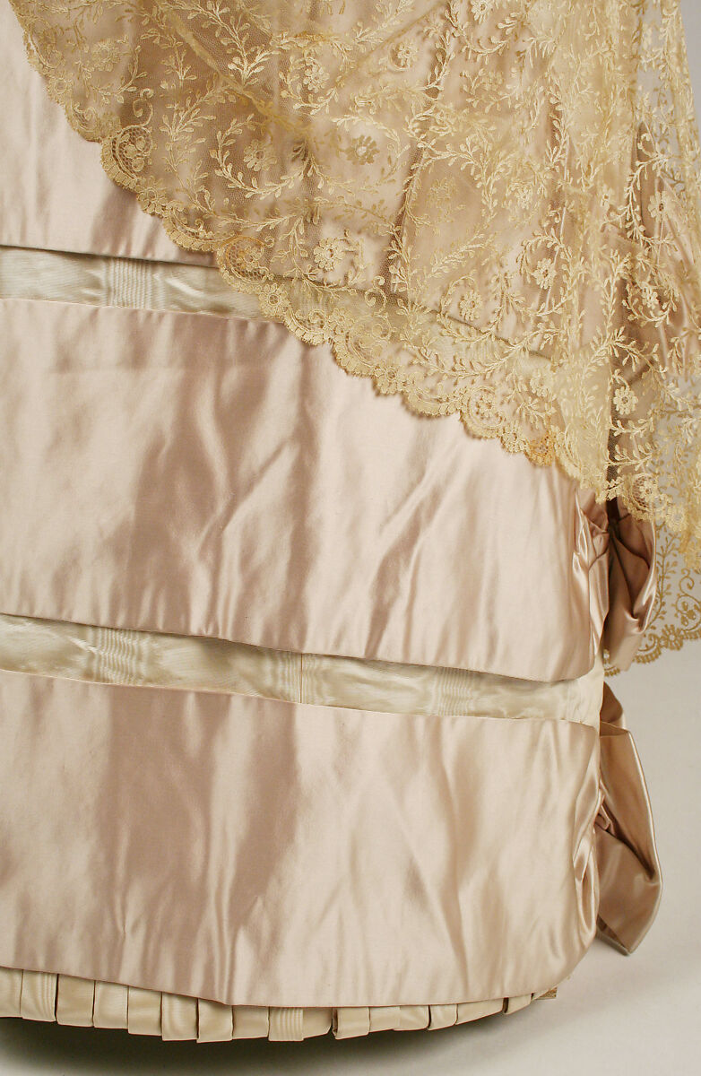 Evening dress, House of Worth (French, 1858–1956), silk, French