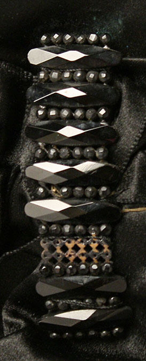 Evening dress, silk, American or European