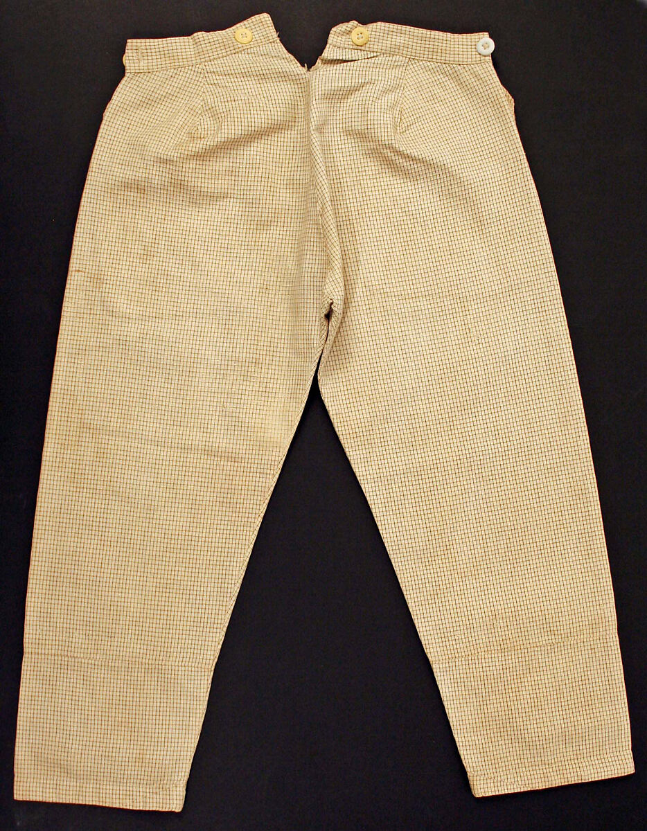 Suit, cotton, American or European
