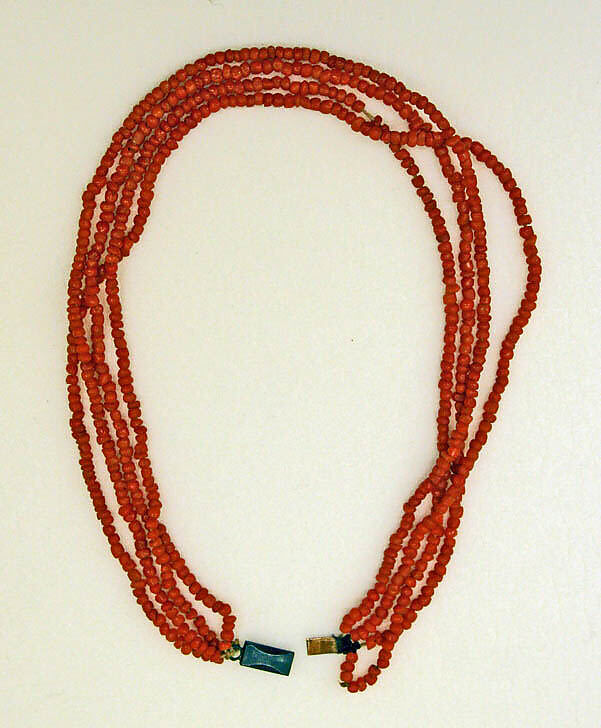 Jewelry set, coral, American or European