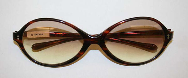 Sunglasses, plastic (cellulose acetate), American 