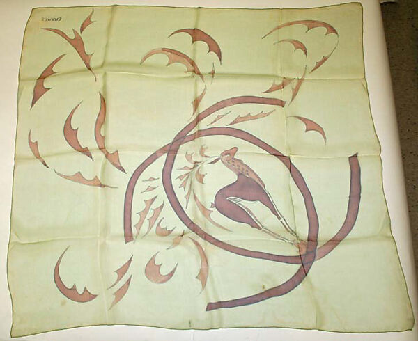 Scarf, House of Chanel (French, founded 1910), silk, French 