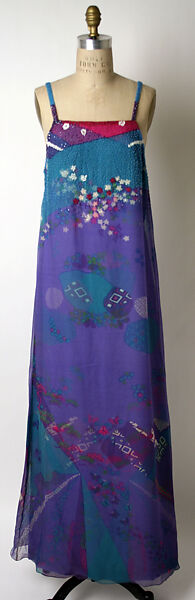 Evening ensemble, Hanae Mori (French, 1977–2004), silk, Japanese