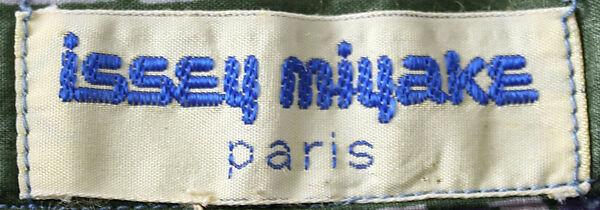 Ensemble, Issey Miyake (Japanese, 1938–2022), cotton, Japanese