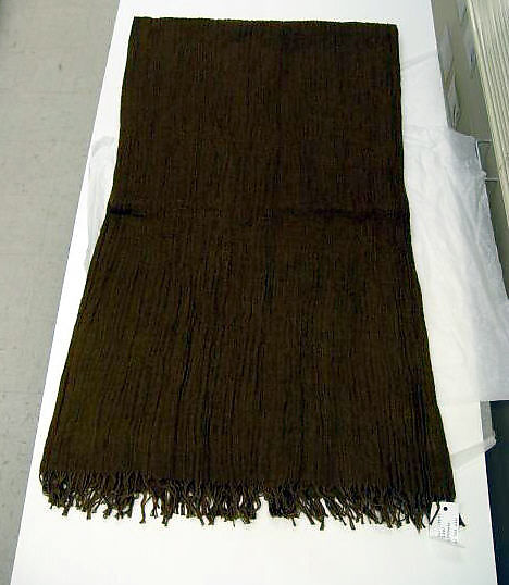 Dress, Issey Miyake (Japanese, 1938–2022), wool, cotton, Japanese