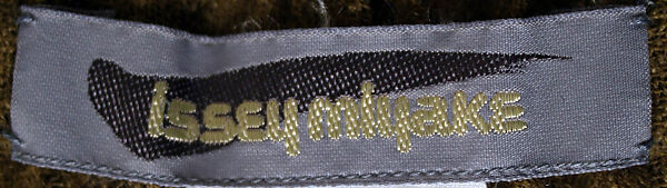 Dress, Issey Miyake (Japanese, 1938–2022), wool, cotton, Japanese