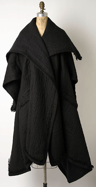 Coat, Issey Miyake (Japanese, 1938–2022), linen, alpaca, Japanese 