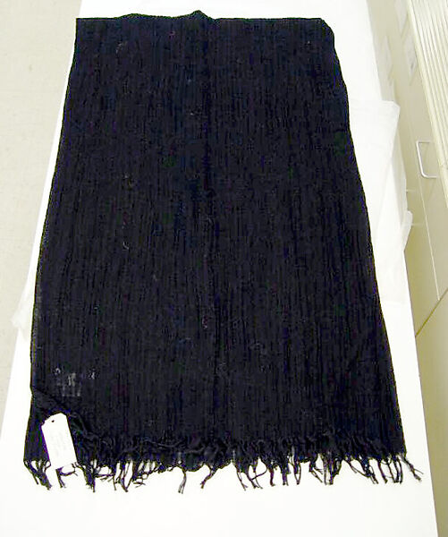 Dress, Issey Miyake (Japanese, 1938–2022), wool, cotton, Japanese