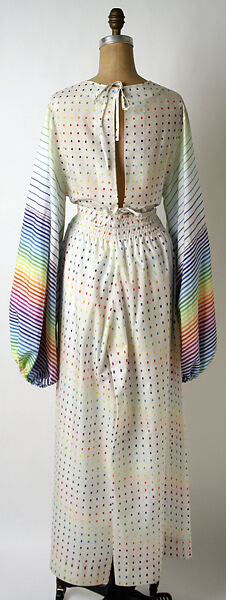 Ensemble, Issey Miyake (Japanese, 1938–2022), cotton, polyester blend, Japanese
