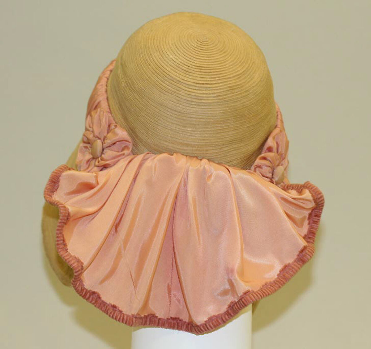 Bonnet, straw, American