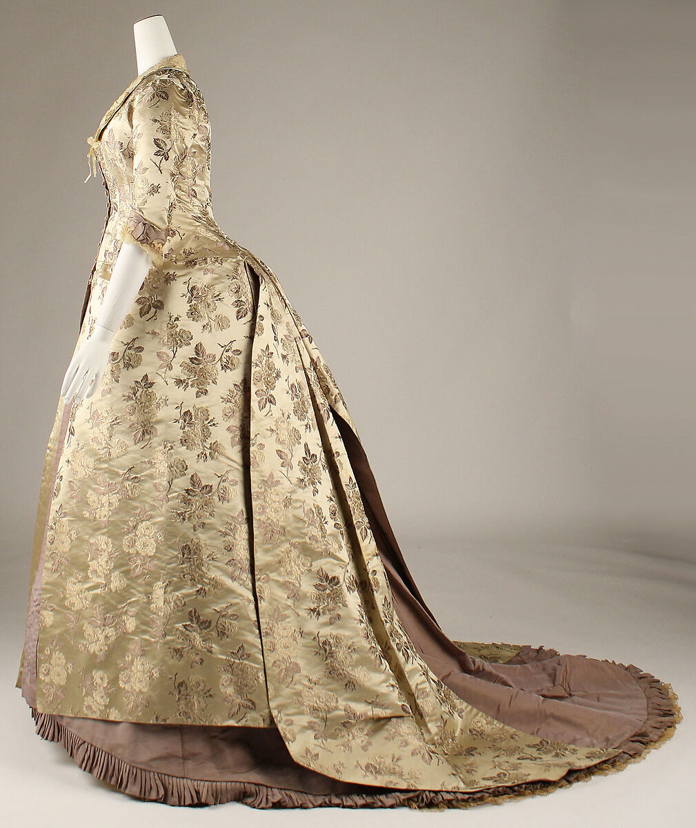 Dress, Mrs. E. Brennen, silk, American