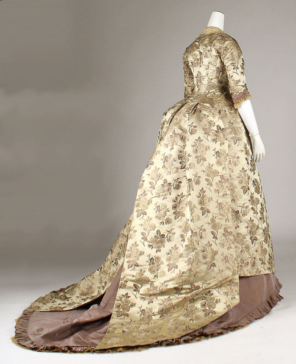 Dress, Mrs. E. Brennen, silk, American