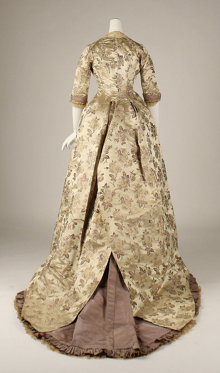 Dress, Mrs. E. Brennen, silk, American