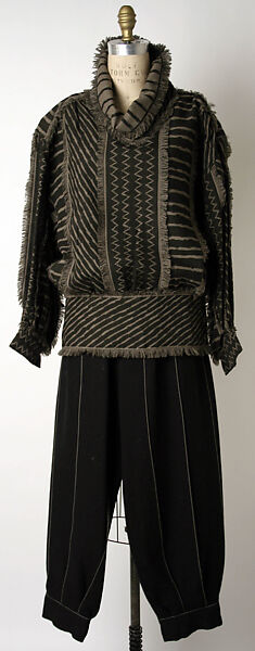 Ensemble, Issey Miyake (Japanese, 1938–2022), wool, Japanese