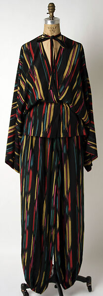 Ensemble, Issey Miyake (Japanese, 1938–2022), silk, Japanese 