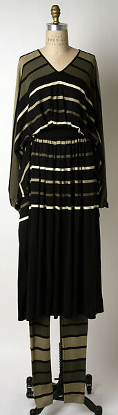 Ensemble, Issey Miyake (Japanese, 1938–2022), synthetic fiber, Japanese