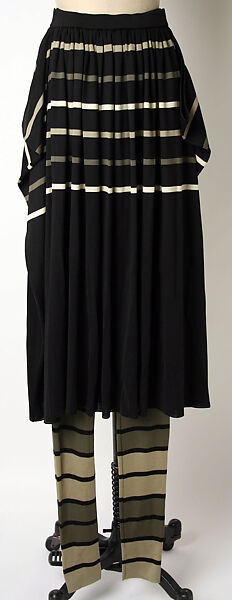 Ensemble, Issey Miyake (Japanese, 1938–2022), synthetic fiber, Japanese