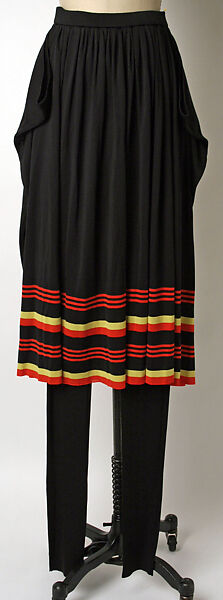 Ensemble, Issey Miyake (Japanese, 1938–2022), acrylic, Japanese