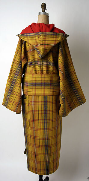 Coat, Issey Miyake (Japanese, 1938–2022), wool, Japanese