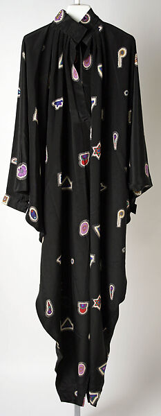 Evening ensemble, Issey Miyake (Japanese, 1938–2022), silk, Japanese 