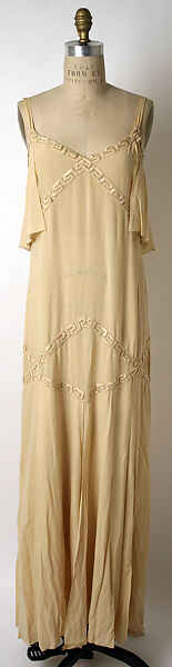 Evening dress, Edward Molyneux (French (born England), London 1891–1974 Monte Carlo), silk, French 
