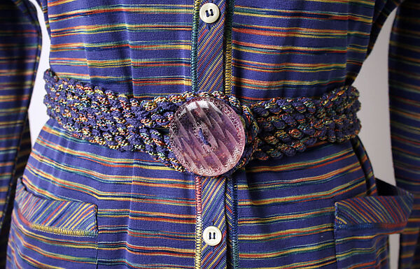 Ensemble, Missoni (Italian, founded 1953), silk, synthetic fiber, plastic, Italian