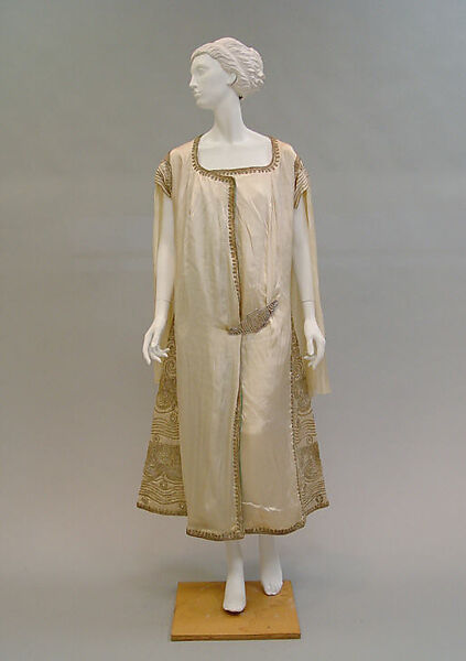 Evening dress, Paul Poiret (French, Paris 1879–1944 Paris), silk, metallic, French