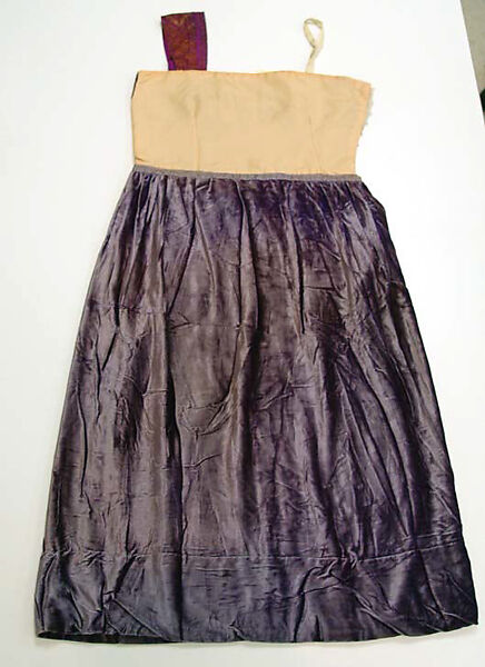 Evening dress, Paul Poiret (French, Paris 1879–1944 Paris), silk, metallic thread, French