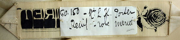 Ensemble, Paul Poiret (French, Paris 1879–1944 Paris), silk, felt, metallic thread, French