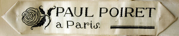 Ensemble, Paul Poiret (French, Paris 1879–1944 Paris), silk, felt, metallic thread, French