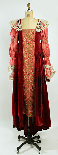 Fancy dress costume, Paul Poiret (French, Paris 1879–1944 Paris), silk, metallic, simulated pearls, French 