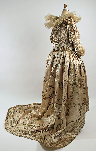 Fancy dress costume, Paul Poiret (French, Paris 1879–1944 Paris), silk, metallic, synthetic gems, French