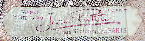 Robe de Style, House of Patou (French, founded 1914), silk, French
