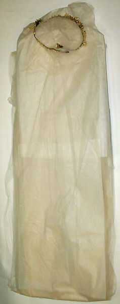 Wedding ensemble, (a–d) House of Patou (French, founded 1914), silk, glass, metallic thread, linen, cotton, French