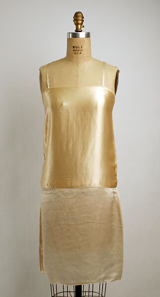 Wedding ensemble, (a–d) House of Patou (French, founded 1914), silk, glass, metallic thread, linen, cotton, French