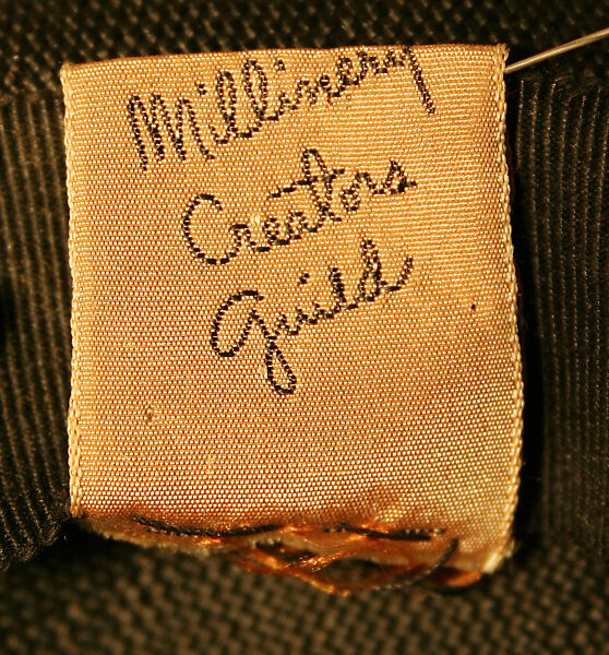 Hat, House of Patou (French, founded 1914), straw, silk, American