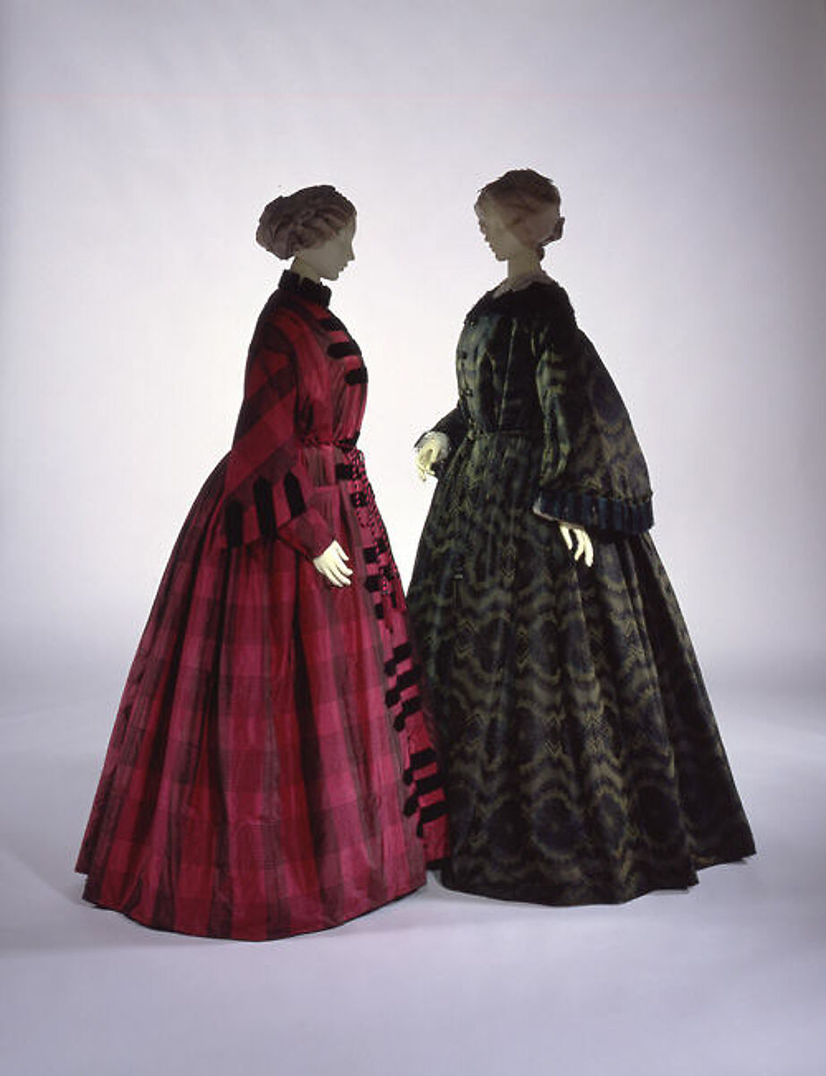 Dress, silk, American