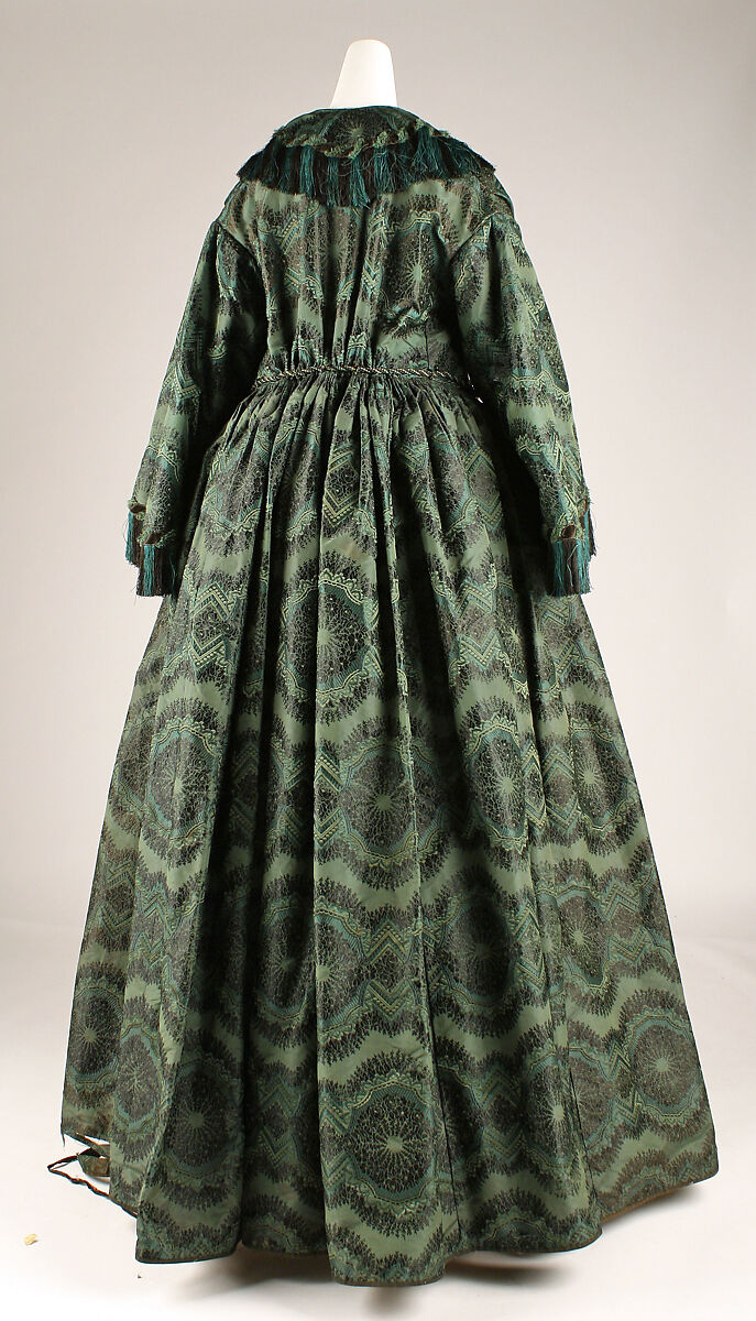 Dress, silk, American