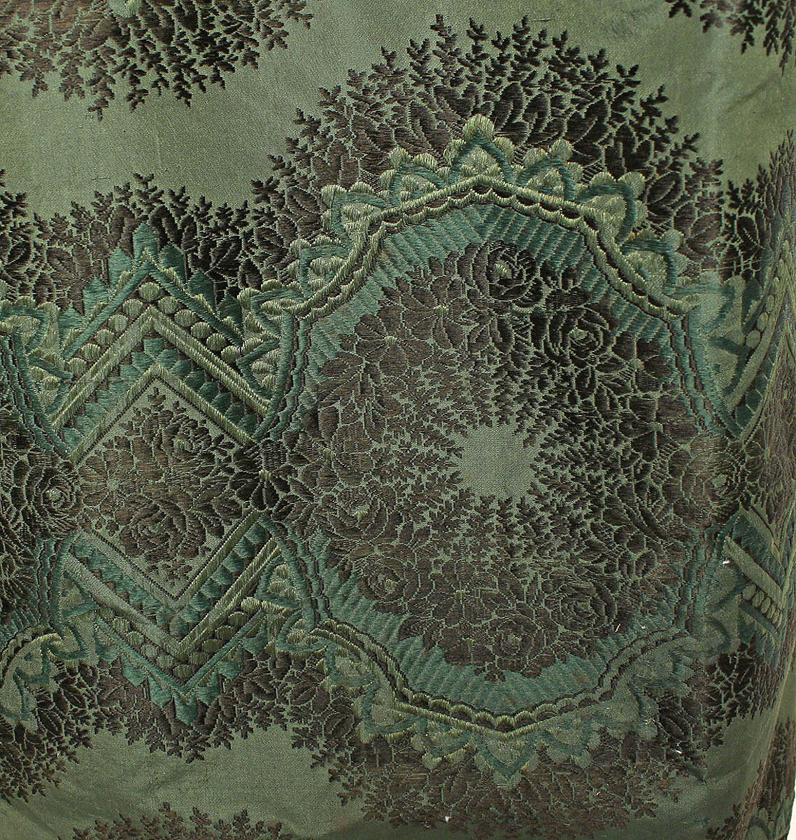 Dress, silk, American